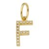 925 Sterling Silver Initial Diamond Charm - Image 6