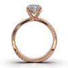 925 Sterling Silver Intertwined Diamond Engagement Ring - Image 5