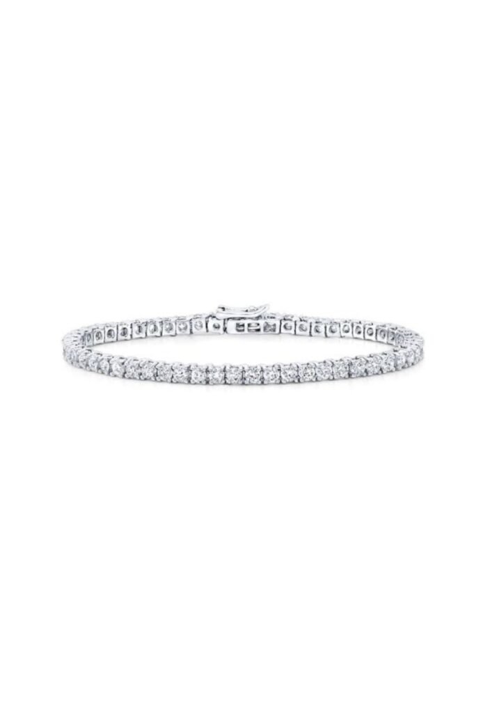925 Sterling Silver Isabella Diamond Tennis Bracelet
