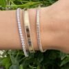 925 Sterling Silver Isabella Diamond Tennis Bracelet - Image 2