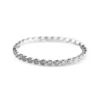 Gold plated sterling silver ring with a delicate floating stone arrangement