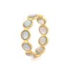Slim ring band measuring 2.7 mm wide