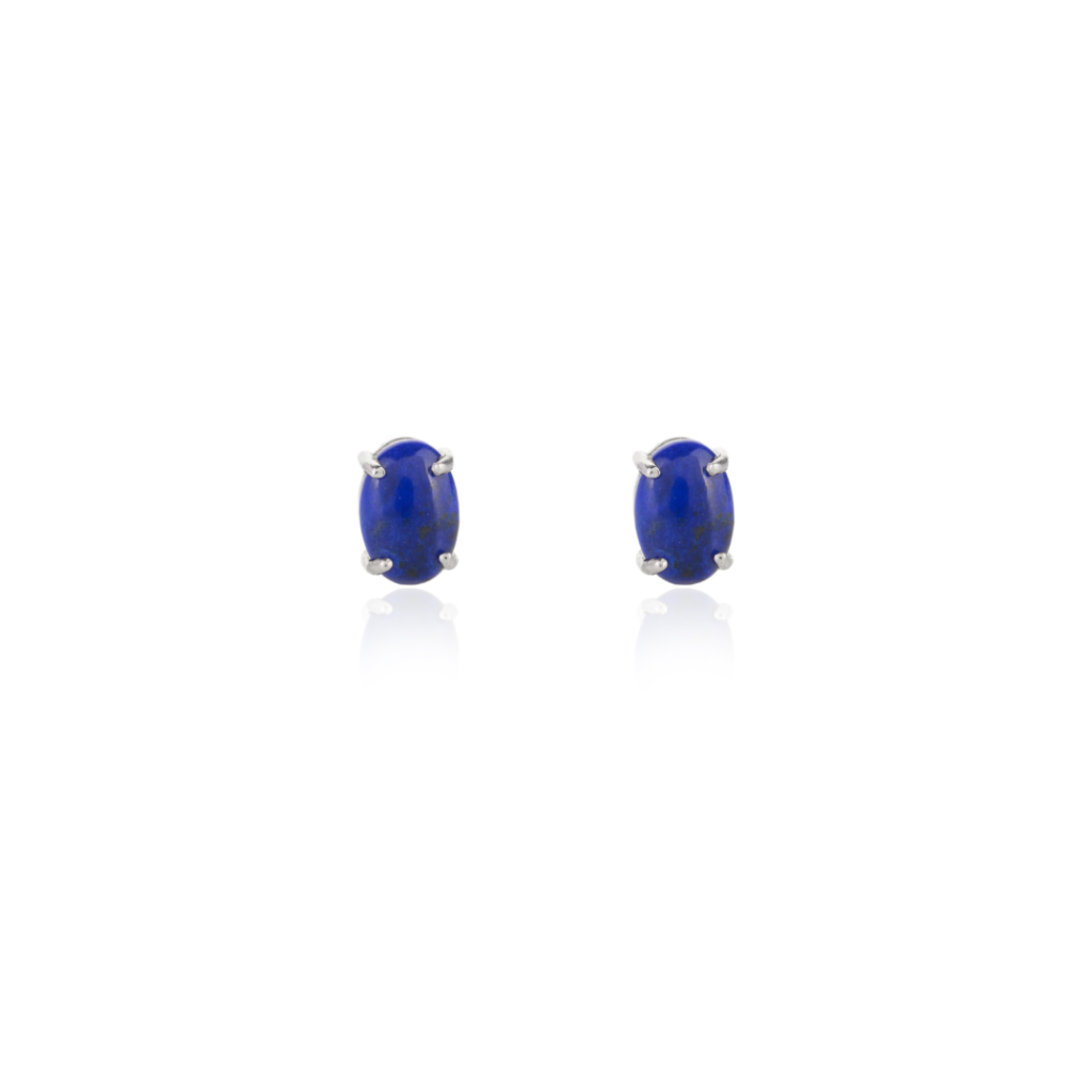 925 Sterling Silver Lapis Lazuli Earrings