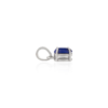 925 sterling silver pendant featuring a single 6 x 4 mm oval stone