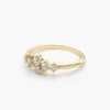 925 Sterling Silver Large Diamond Cluster Ring - Image 6