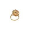 925 Sterling Silver Large Oval Opal Set With Double Halo Ring - Image 2