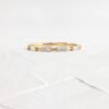 Sterling silver ring featuring premium CZ diamond stones