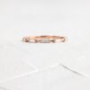 Gold-plated ring with a sleek polished finish