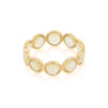 925 Sterling Silver Lemon Topaz Eternity Band