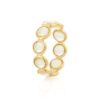 925 Sterling Silver Lemon Topaz Eternity Band - Image 3