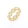 925 Sterling Silver Lemon Topaz Eternity Band - Image 5