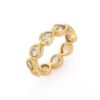925 Sterling Silver Lemon Topaz Eternity Band - Image 3