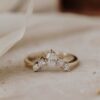 Lily Diamond Tracer Band featuring a refined row of stones