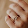 925 sterling silver ring with delicate pave stone sparkle