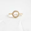 925 Sterling Silver Luminary Ring with modern clean design