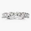 Slim sterling silver ring with a 1.20 mm band width