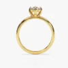 Marquise cut diamond ring with sleek understated solitaire design