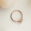 925 sterling silver ring with thick gold plating