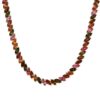 925 Sterling Silver Marquise cut Tourmaline Tennis Necklace