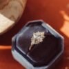 Marquise-inspired ring with a clean, refined silhouette