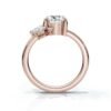 925 Sterling Silver Marquise & Round Diamond Ring - Image 9