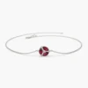 Marquise stone cluster bracelet with balanced, elegant styling