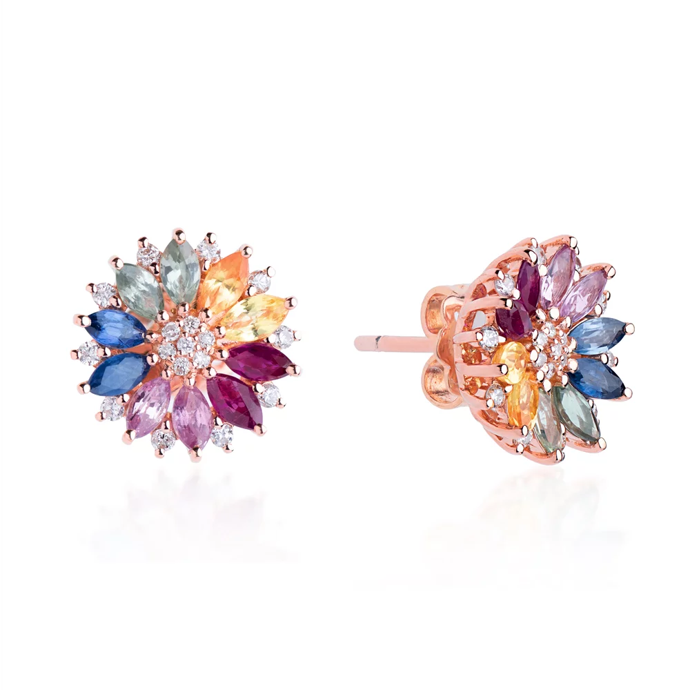 925 Sterling Silver MC Flower 1