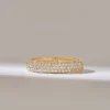 Minimal 925 sterling silver wedding band with a clean profile