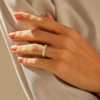 925 sterling silver wedding band with thick gold plating