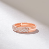 Wedding band with a refined 3.80MM width and slim design