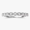 Marquise and round stone wedding ring with balanced pave styling