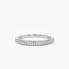 Mini round ring with a 1.25mm wide band