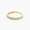 Elegant ring designed for stacking or wearing alone