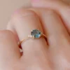 925 Sterling Silver Montana Sapphire Ring - Image 4