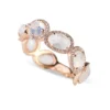 925 sterling silver ring with pave-set CZ diamonds