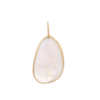 925 Sterling Silver Moonstone Opaque Pendant