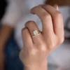 925 Sterling Silver Morse Code Love Ring - Image 5