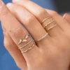 925 Sterling Silver Morse Code Love Ring - Image 7