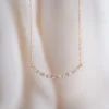 925 Sterling Silver Morse Code Necklace with minimal hidden-message design