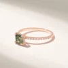 Simple sterling silver ring with a 1.35 mm band