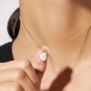 925 Sterling Silver Mother Of Pearl Pendant