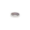 925 Sterling Silver Multi Color Sapphire and Diamond Ring - Image 8