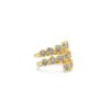 925 Sterling Silver Multi Diamond Shape Bezel Wrap Ring - Image 3