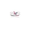 925 Sterling Silver Multi Gemstone Butterfly Ring