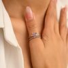 925 Sterling Silver Multi Gemstone Butterfly Ring - Image 2