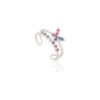 925 Sterling Silver Multi Gemstone Butterfly Ring - Image 4