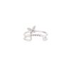 925 Sterling Silver Multi Gemstone Butterfly Ring - Image 6