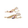 925 Sterling Silver Multi Gemstone Panther Earring - Image 3