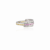925 Sterling Silver Multi Sapphire Convertible Magic Ring - Image 3
