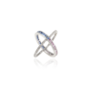 925 Sterling Silver Multi Sapphire Diamond Convertible Magic Ring - Image 2